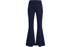 Girls Flared Leggings, Kids Pants, High Waist Yoga Pants, Elastic Flared Pants, Fashion Clothing