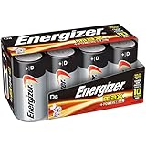 Energizer D Cell Batteries, Max Alkaline (8 Count)