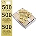 Tiger Chef Coat Check Tickets, Colored Paper Coat Room Check Tags, Tickets 3-Part, 500 Per Box (4, Set of Yellow Blue Pink and White)