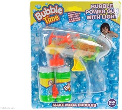 Bubble Time - Bubble Power Gun with Light (Dispatched from UK)