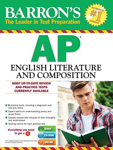 Barron's AP English Literature and Composition , 6th [With CDROM] (Barron's AP English Literature & Composition (W/CD)) Paperback – 17 Mar. 2016