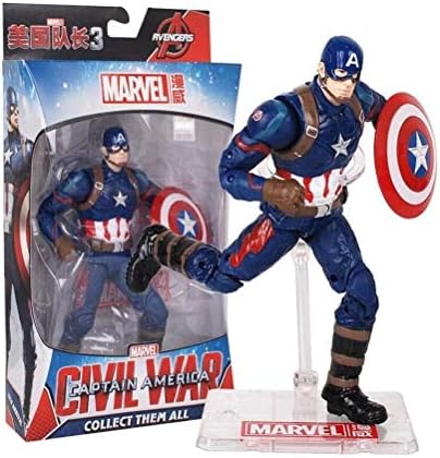 GLVV Marvel Titan Hero Series - Iron Spiderman Iron Man Ant-Man Figure America Thanos Black Panther Hulk Captain Vision Falcon Marvel Avengers 3/4 Toys Joint Movable A086