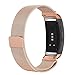 For Gear Fit2 Pro/Fit2 Band, OenFoto Metal Milanese Loop Stainless Steel Replacement Accessories Bracelet Strap with Magnet Lock for Samsung Gear Fit 2 Pro SM-R365/SM-R360 Smartwatch