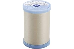 COATS & CLARK S925-8010 Cotton Covered Quilting and Piecing Thread, 250-Yard, Natural