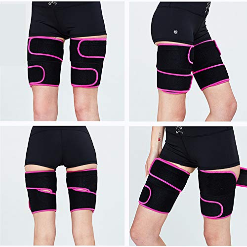 GROOFOO Thigh Trimmers with Sauna Effect, Neoprene Thigh Trimmers for