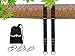 EASY HANG (8FT) ADJUSTABLE TREE SWING STRAP X2 - Holds 4400lbs- Heavy Duty Carabiner - Bonus Spinner - Perfect for Tire and Saucer Swings - Waterproof - Picture Instructions - Carry Bag Included