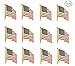 TONOS Exquisite American Flag Pin - Stars and Stripes Lapel Pin