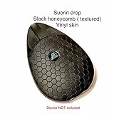 Suorin Drop Mod Skin Wrap Black Honeycomb Textured Skin by Jwraps