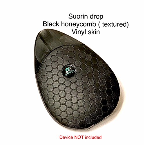 Suorin Drop Mod Skin Wrap Black Honeycomb Textured Skin by Jwraps Suorin Drop Mod Skin Wrap Black Honeycomb Textured Skin by Jwraps