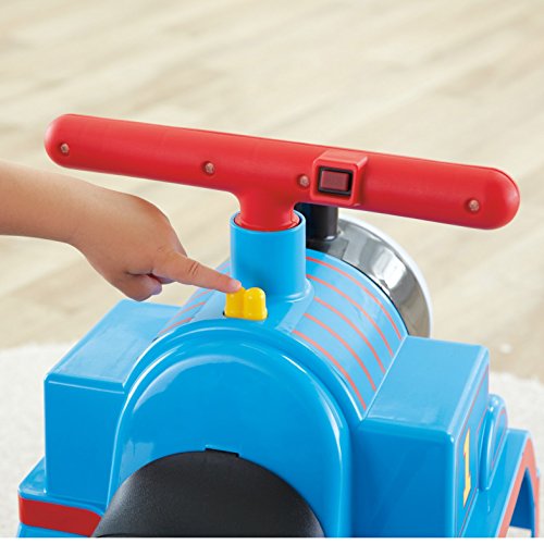 51SKupB9MhL - Power Wheels Thomas &amp; Friends, Thomas Train with Track [Amazon Exclusive]