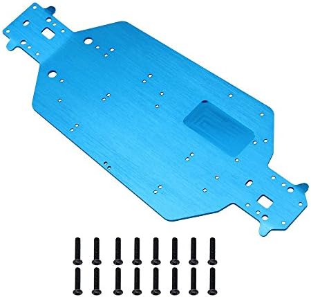 Xpurc Metal Aluminum Chassis Replacement For 1/10 Electric Rc car Redcat Volcano Tornado Vortex Upgrade or replacement part