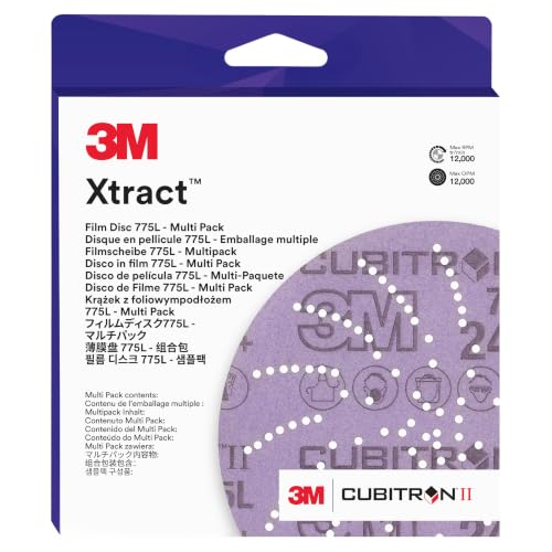 3M Xtract Cubitron II Film Disc 775L, 87435, 127 mm, Multi-pack, 15/pack
