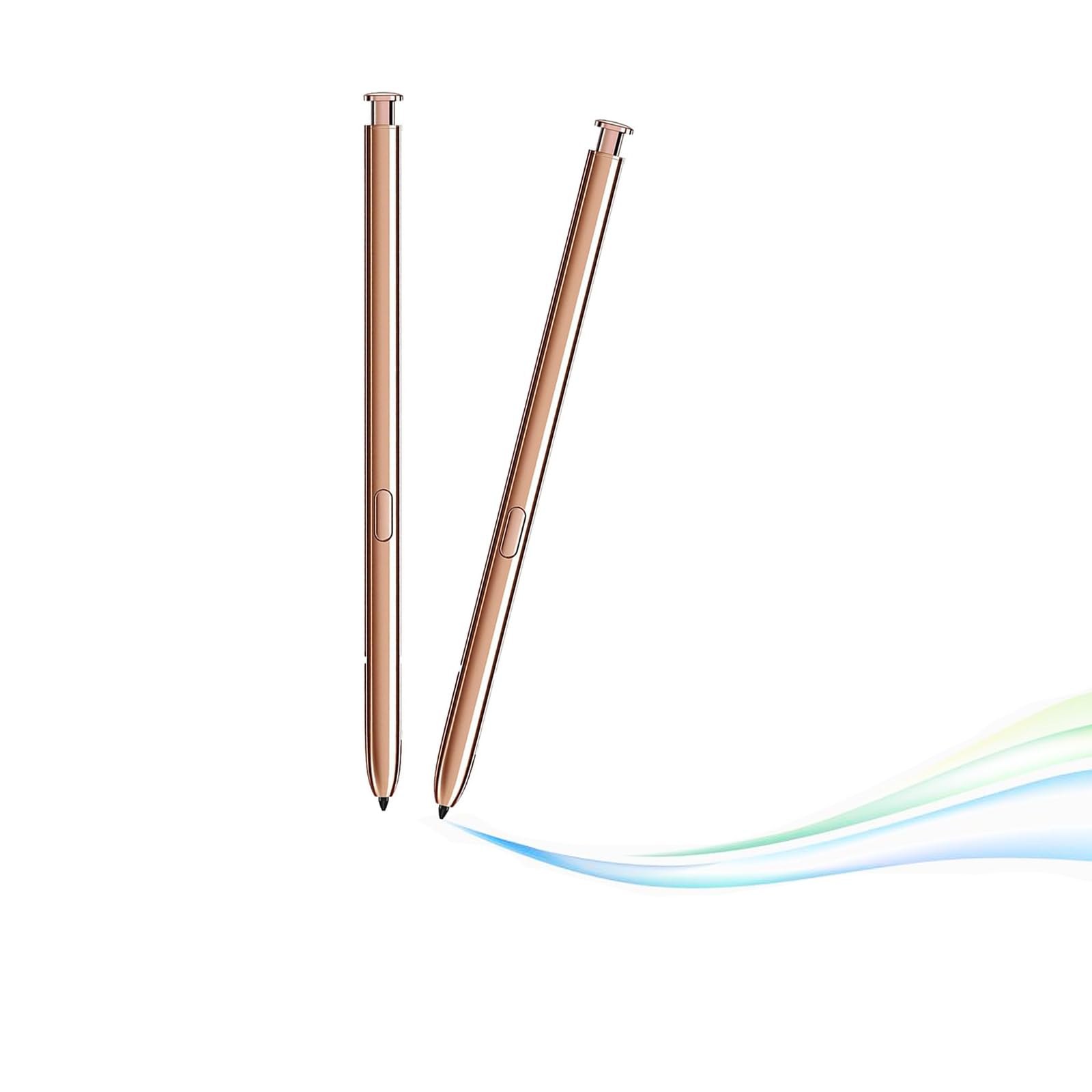 Photo 1 of 2 Pack Galaxy Note 20 Stylus Pen Replacement for Samsung Galaxy Note20 Note20 5G Note 20 Ultra 5G Stylus Touch S Pen WithoutBluetooth (Golden)