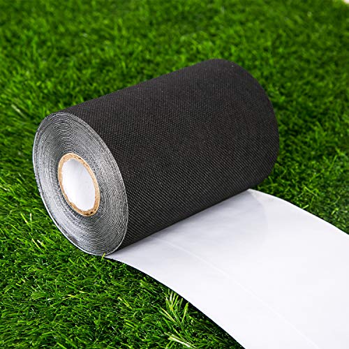 Rhomtree Artificial Grass Tape Self Adhesive Seaming Turf Tape Garden Lawn Mat Rug Jointing Synthetic Turf Seam Glue (6inch X 65.6feet(15CM X 20M))