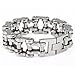 Trendsmax 23mm Heavy Mens Silver Tone Biker Motorcycle Chain 316L Stainless Steel Bracelet 7-11inch