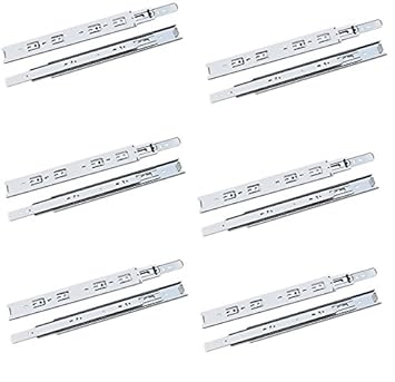Slitech Telescopic Ball Bearing Drawer Slides Pair 6 10 Inch 250