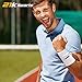 Tennis Wristband- Set of 4- Sweatband for Sports- 6 Inch Long Wristband for Sweat Absorption, Premium Quality and Lasting Durability- Great For Tennis Players And Other Sports