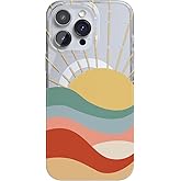 Casely iPhone 16 Pro Max Case | Here Comes The Sun | Colorblock Sunset | Compatible with MagSafe | Classic Ultra Slim Design