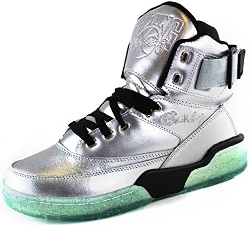 Ewing Athletics Ewing 33 HI Silver Black Ice Basketball Shoe Men Limited Edition