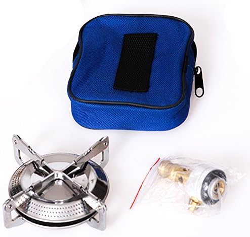 SXTSPO Camping Stove Portable Camping Burner Gas Camp Stove Split Furnace for Propane Gas Canisters Cookware