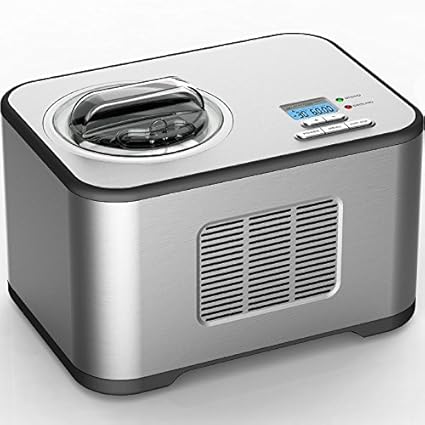 Vollautomatische Edelstahl Eismaschine mit Kompressor-Frozen Yogurt-Milchshake Maschine-Flaschenkühler Gino Gelati IC-270W
