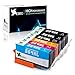 EBBO Compatible Ink Cartridges Replacement for HP 564XL 564 XL Compatible with Photosmart 5520 6520 7520 5510 6510 6515 7510 Officejet 4620 Deskjet 3520 3522 Printer (2BK, 1PBK, 1C, 1M, 1Y, 6-Pack)