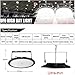CHUNNUAN 100W Slim UFO LED High Bay Light lamp Factory Warehouse Industrial Lighting, 10000 Lumen,6000-6500K,IP54,Waterproof Dust Proof, Warehouse LED Lights- LED High Bay Lighting (100w Slim)…