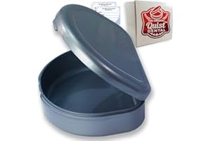 THE ORIGINAL QUIST DENTAL QUIST (TM) Solid Orthodontic Retainer Case (Grey)