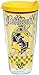 Tervis 1243493 Harry Potter - Hufflepuff Quidditch Insulated Tumbler with Wrap and Yellow Lid, 24 oz - Tritan, Clear