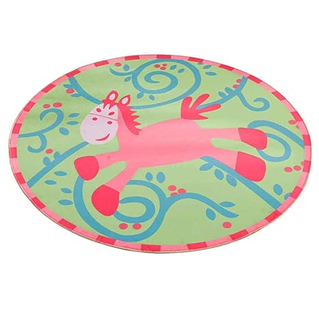Amazon.com: Alfombra mixta de textil, redonda, diseño de ...