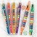 Transparent Glitter Stacking Point Crayons (12 Pack) - Stationery & Crayons