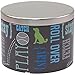 Paw Prints Small Tin Treat Jar, Wordplay Design, 5.25 x 4 x 5.25 Inches (37540)