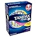 Tampax Pearl Tampons with Plastic Applicator, Regular Absorbency, Scented, 18 Count (Pack of 1)