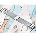bayite Milanese Loop Bands Compatible Fitbit Charge 2, Stainless Steel Magnet Lock Metal, Silver with Rhombus Pattern Small