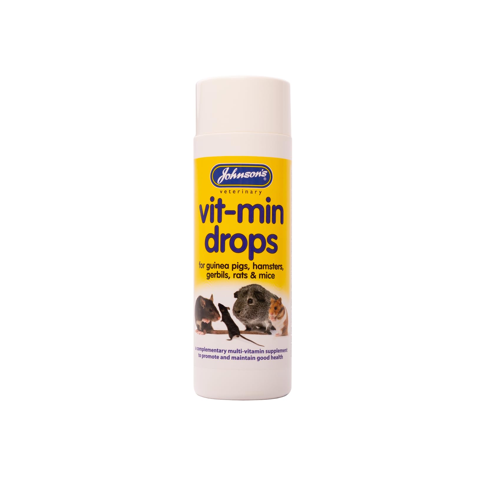 Johnsons Hamster and Gerbil Vit-Min Drops, transparent,100 ml (Pack of 1)