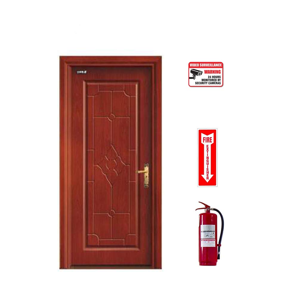 (10 Pack) 24 Hour Video Surveillance Sign, 2½x3½\