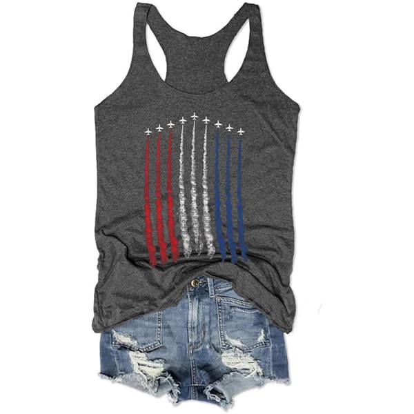 thumbnail image 2 of KIMSOONG American Flag Tank Top For Women We The... 2 of 13