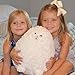 Tplay Fat Cat Stuffed Animals Fluffy White Soft Adorable Huge Durable Plush Toys Gift for Kids 20