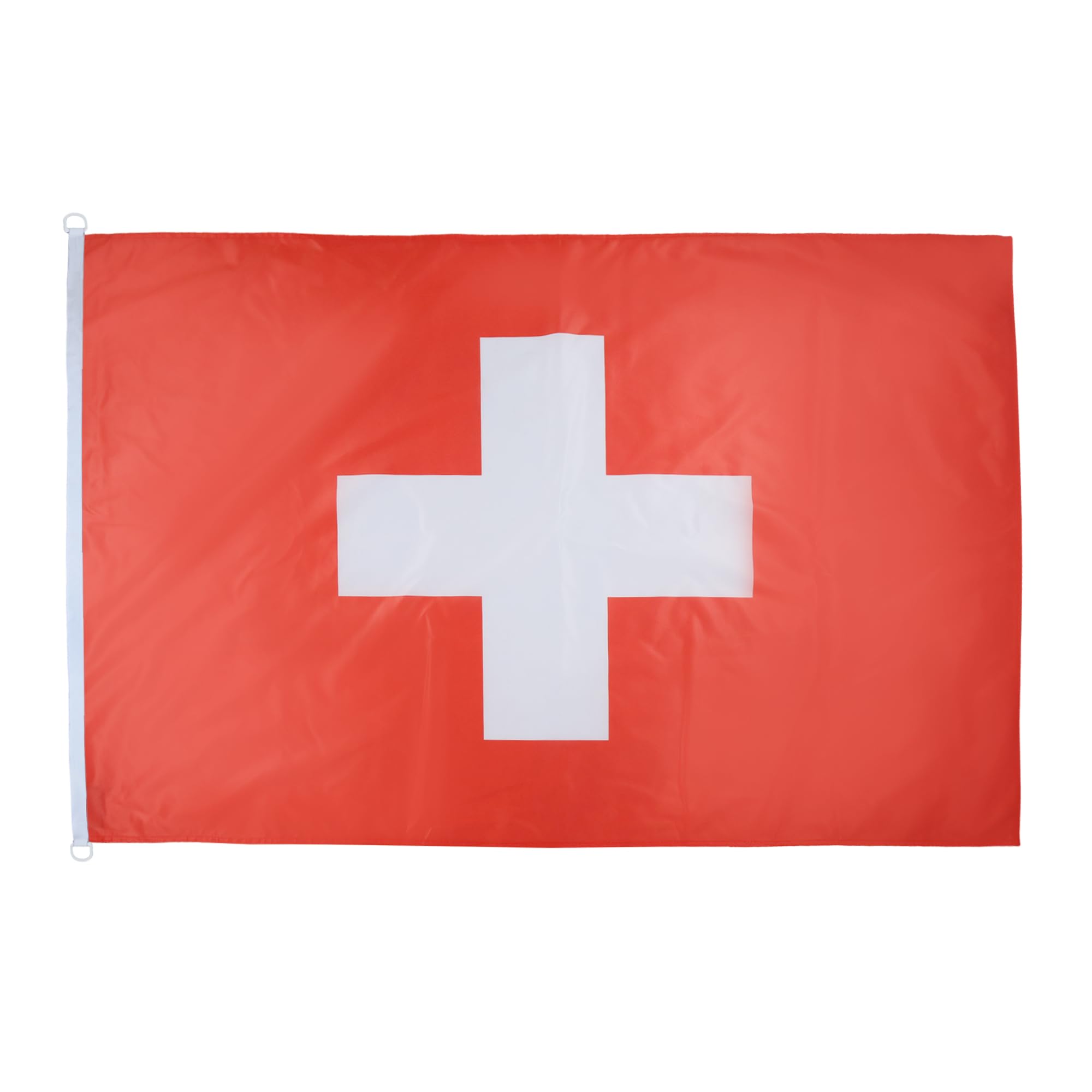 AZ FLAG - Switzerland Flag - 3x5 Ft - For Outdoor - Swiss Banner Knitted Polyester with Two Plastic Rings - Fade Resistant - Vivid Colors - 3' x 5' Feet - 150x90 Cm