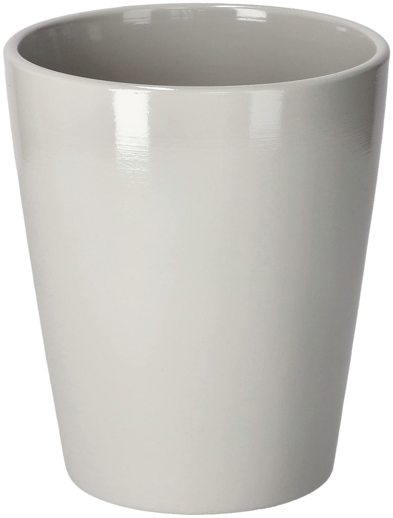 KOTARBAU® Ceramic Flower Pot Planter for Orchids Height 150 mm Diameter 120 mm Grey