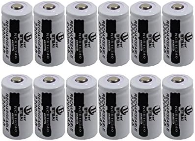 (US-ship )- RUIAN Brand New 12 x 3.7V 2200mAh Li-ion Battery 16340 CR123A for Outdoor Bicycle LED Flash Torch