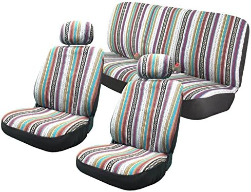 Baja Inca 8pc Saddle Blanket Seat Covers Set Front Pair Bench For Chevy Cruze