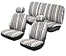 Unique Imports Baja Inca Saddle Blanket Premium Seat Cover Set, Front and Rear headrests