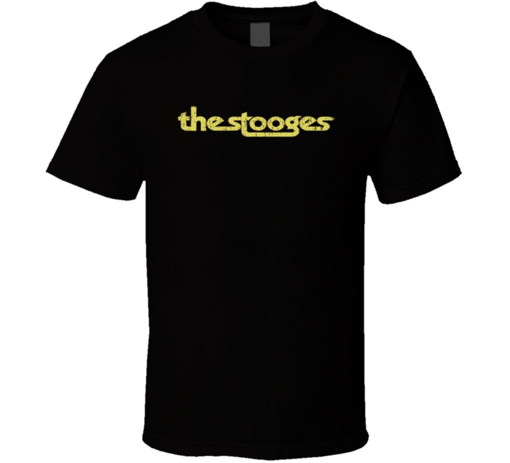The Stooges 70s Classic Rock Vintage Band Worn Look Music T Shirt