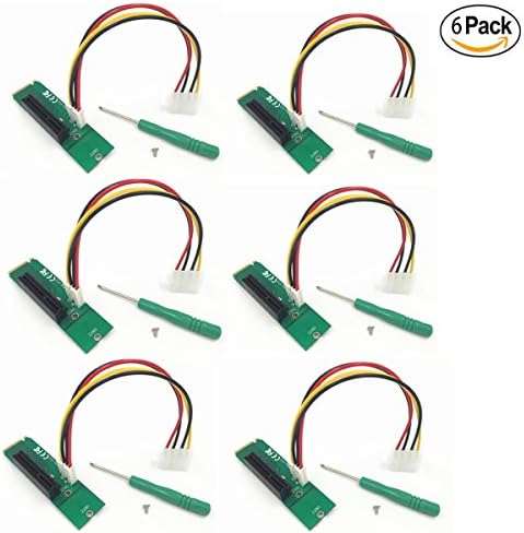 NGFF to PCI-E riser card M.2 port to PCIE expansion card NGFF to PCI-E X4 slot adapter-6Pack
