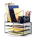 Desk Organizer Set All in Adjustable Desktop Organizer, Comes with Removable Extra Supply Organizer Caddy