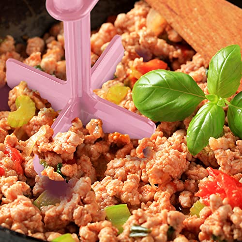 Zulay Kitchen Meat Chopper For Ground Beef And Ground Beef Smasher
