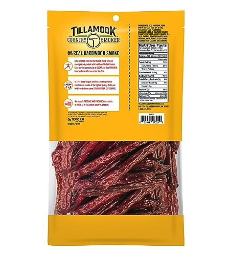 TILLAMOOK COUNTRY ZERO SUGAR KETO FRIENDLY SMOKED SAUSAGES, ITALIAN STYLE,10 OZ