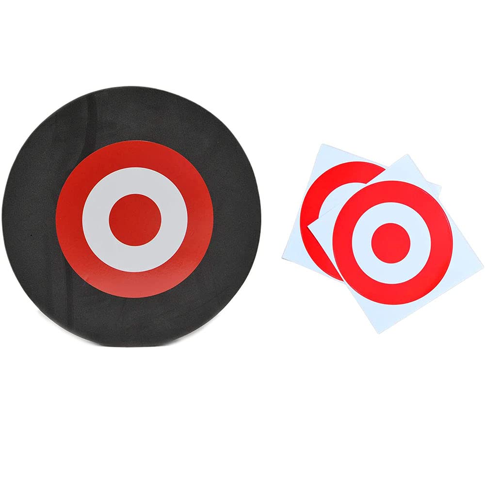 ANCLLO Round EVA Arrow Target, Portable Youth Archery Arrow Target for Shooting Practice Black