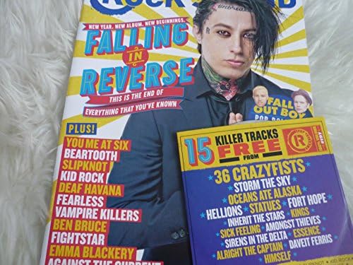 Rock sound magazine #197 March 2015 Falling in reverse cover + 15 track free cd Paperback โ 2015